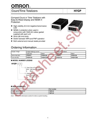 H7GP-TB datasheet  